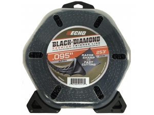 Леска триммерная ECHO Black Diamond Line 2,4 мм*12 м (витой квадрат)
