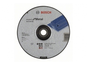 Диск абразивный BOSCH по металлу отрезной 230 х 22 х 2,5 мм Expert изогнутый 2608600225
