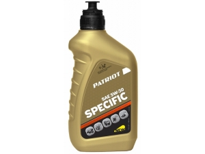Моторное масло PATRIOT SPECIFIC HIGH-TECH 5W30 SJ/CF 0,946 л.