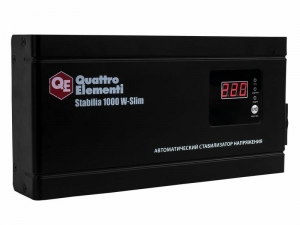 Стабилизатор напряжения QUATTRO ELEMENTI Stabilia 1000 W-Slim
