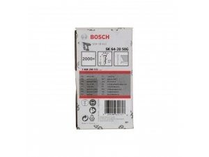 Штифты BOSCH SK64-20 G для гвоздезабивателя GSK 18 V-LI 2000 шт. (50х2,8х1,35 мм) 2608200531