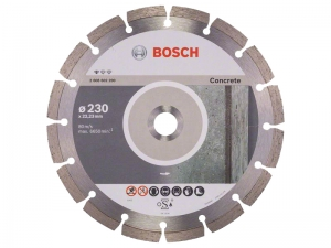 Диск алмазный BOSCH сегментный Pf Concrete 230 х 22 мм по бетону 2608602200