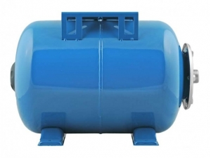 Гидроаккумулятор UNIPUMP 100 л горизонт. мембрана EPDM (синий) d 440 мм,Н 470 мм, присоед.размер-1