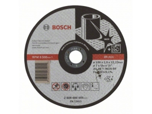 Диск абразивный отрезной по металлу BOSCH 180х22х2,0 мм (1шт.)
