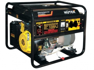 Бензиновый генератор HUTER DY6500LX-электростартер