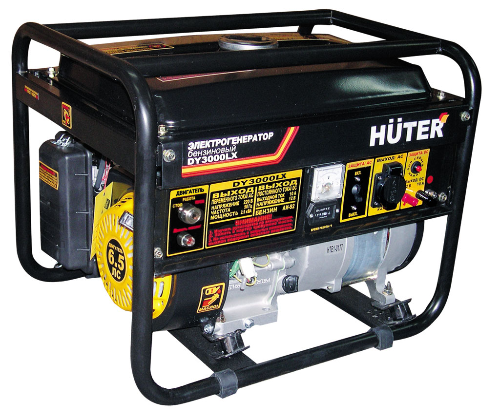 Бензиновый генератор HUTER DY3000LX-электростартер