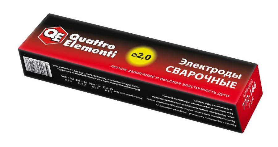 Электороды сварочные QUATTRO ELEMENTI рутиловые (2 мм; 3 кг) 772-166