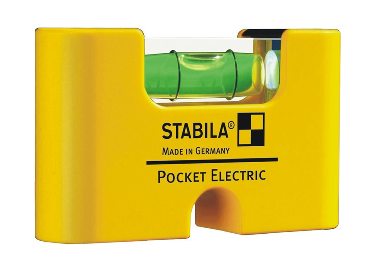 Уровень карманный STABILA тип Pocket Еlectric, 7см
