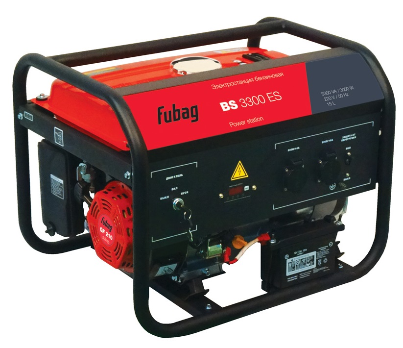 Бензиновый генератор FUBAG BS 3300 ES с электростартером 838754