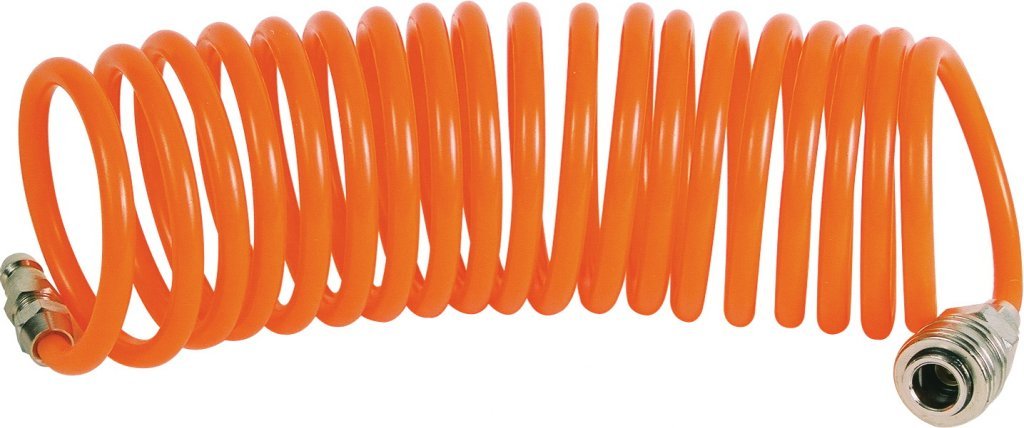 Шланг FUBAG спиральный с фитингами рапид (5 м; 8x10 мм) 170204