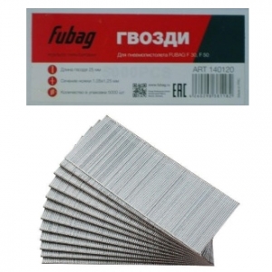 Гвозди FUBAG для гвоздезабивателя F50 1.05х1.25 50 мм упак.5000 шт