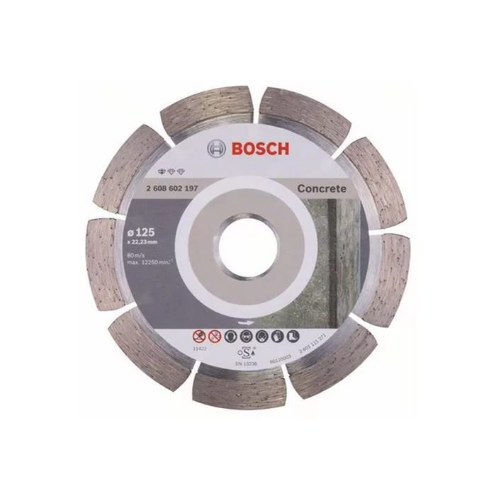 Диск алмазный BOSCH по бетону 125х22,23 мм 2.608.602.197