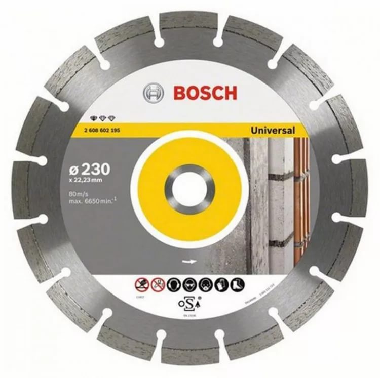 Диск алмазный BOSCH универсальный 230х22,2 мм 2.608.602.195