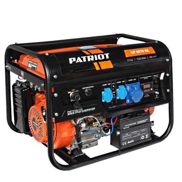Бензиновый генератор PATRIOT GP 6510AE + АТС