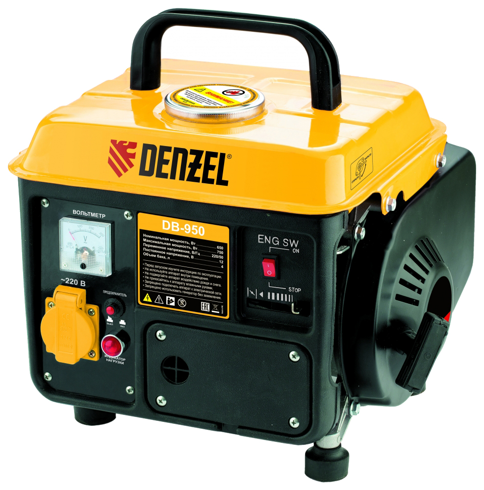 Бензиновый генератор DENZEL DB950