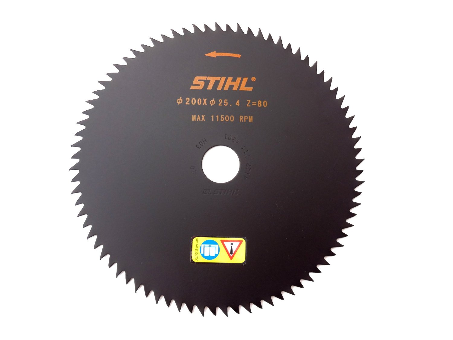 Диск для триммера STIHL с остроугол. зуб. FS-80-130 200 мм