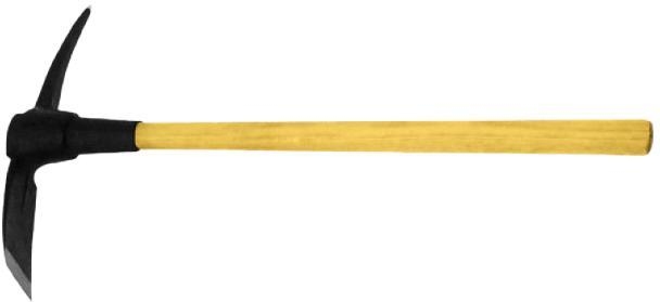 Кирка FIT 1500 гр с деревянной ручкой 880 мм