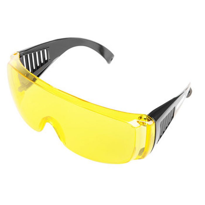 Защитные очки Champion с дужками желтые
