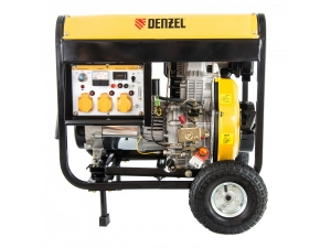 Дизельный генератор DENZEL DD6300Е, 5,0 кВт