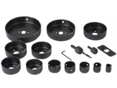 Набор коронок Практика HCS12 шт 20,25,35,40,51,60,68,70,82,102,127мм +2 адаптера