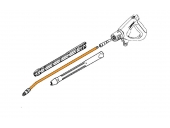 Ствол пистолета STIHL Rе 271 с расп. ф., б/с, изогн., 950мм