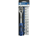 Набор головок торцевых Кобальт с трещоткой 1/2