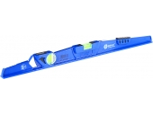 Уровень Кобальт 600 мм, литой ударный, 2 глазка, зеркальн. отражатель