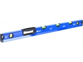 Уровень Кобальт 800 мм, профиль 28 x 60 мм, 5 глазков, 1 ручка, V-паз, точность 1,0 мм/м, для водных работ