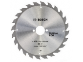 Диск пильный BOSCH твёрдосплавный по дереву, ДСП OPTILINE d200 x 32 мм 24 зубьев