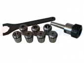 Патрон цанговый с набором цанг JET (МК-3; 4-16 мм) для фрезерных станков JUM-X1; JMD-3 ITA10037