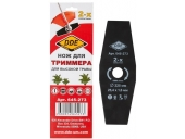 Нож для триммера DDE GRASS CUT 2-х лопастной 255 х 25.4мм (толщина = 1,6 мм)