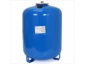 Гидроаккумулятор UNIPUMP 80л вертик. бак-сталь фланец-нерж.сталь мембрана EPDM верх.подкл.(синий) 74750