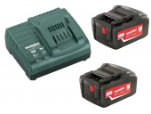 Аккумулятор METABO 2 шт. (5,2 А*ч; 18 В; Li-Ion) и ЗУ ASC 30-36 Basic-Set 685051000