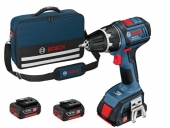 Аккумуляторная дрель-шуруповерт BOSCH GSR 18-2-LI Plus (3 аккумулятора 1,5 А*ч + сумка)
