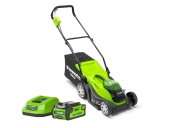Аккумуляторная газонокосилка GreenWorks G40LM35K2 2500067a