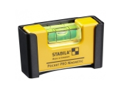 Уровень карманный STABILA тип Pocket Magnetic Pro, 7см,
