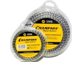 Леска триммерная Champion Tri-twist 2.7мм*60м (витой треугольник)+нож