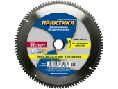Диск пильный Практика твёрдосплавный по алюминию 305х30/25,4мм,100 зубов