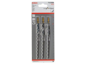 Пилки для лобзика BOSCH универсальные (126 мм; 3 шт.) T 313 АW HCS 2.608.635.187