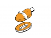 Насадка STIHL щетка E-120 овальная