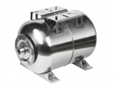 Гидроаккумулятор UNIPUMP 50л горизонт. нерж.сталь мембрана EPDM (блестящий,серый) 86832