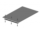 Коврик для виброплиты SPLITSTONE резиновый демпфирующий 450х750мм для виброплит VS-134, VS-244, VS-246E12, VS-246E20 52490