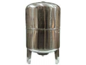 Гидроаккумулятор UNIPUMP 100л вертик. нерж.сталь мембрана EPDM (блестящий,серый) 36580