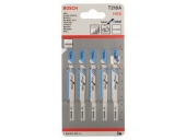 Пилки для лобзика BOSCH по стали (67 мм; 5 шт.) T218 А HSS 2.608.631.032