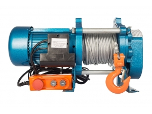 Лебедка электрическая TOR ЛЭК-1000 E21 (KCD) 1000 кг, 380 В с канатом 70 м