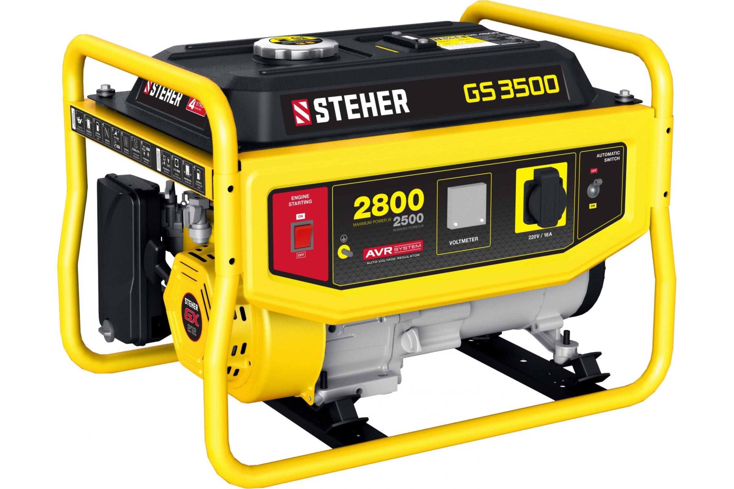 Бензиновый генератор STEHER GS-3500