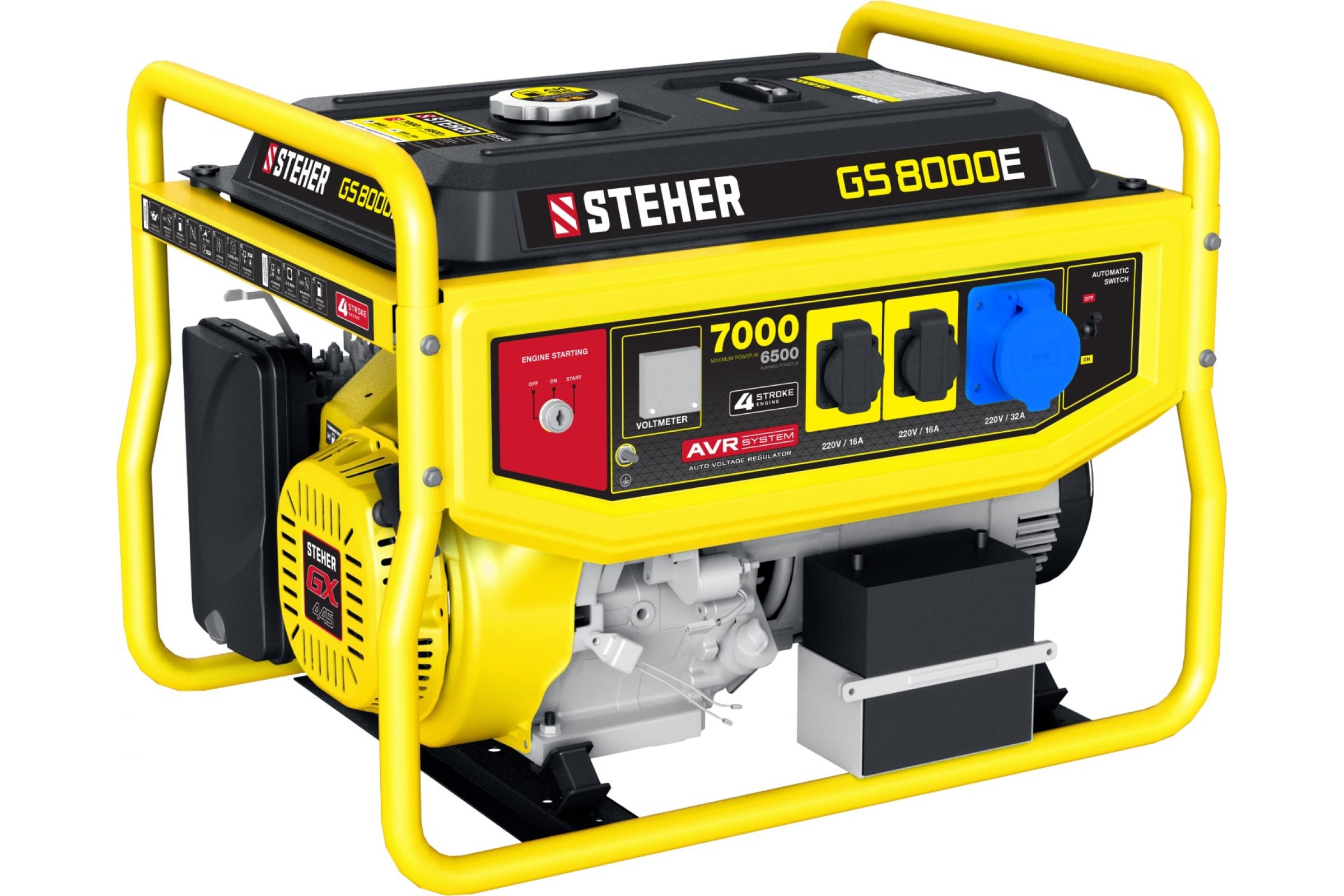 Бензиновый генератор STEHER GS-8000Е