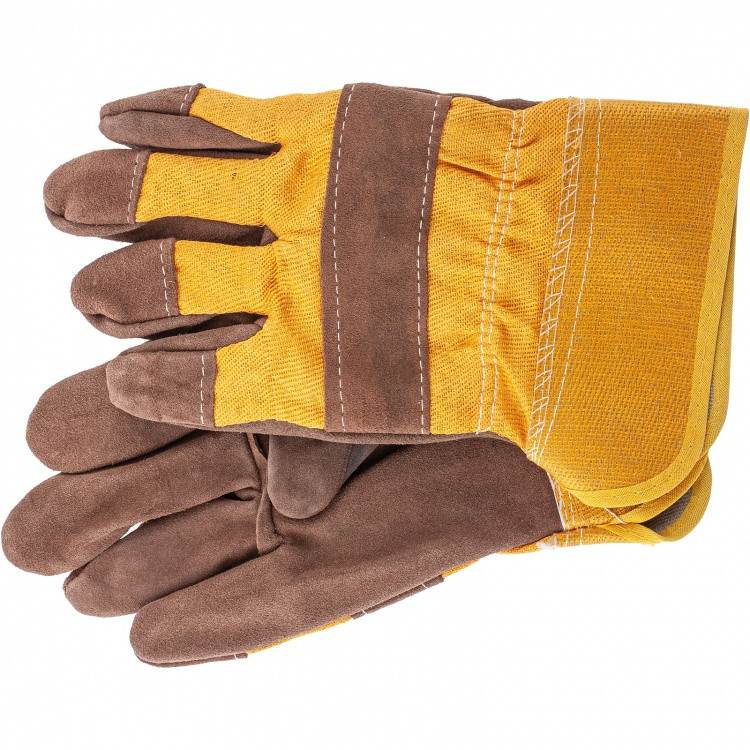 Перчатки РОССИЯ перчатки спилковые комбинированные утепленные