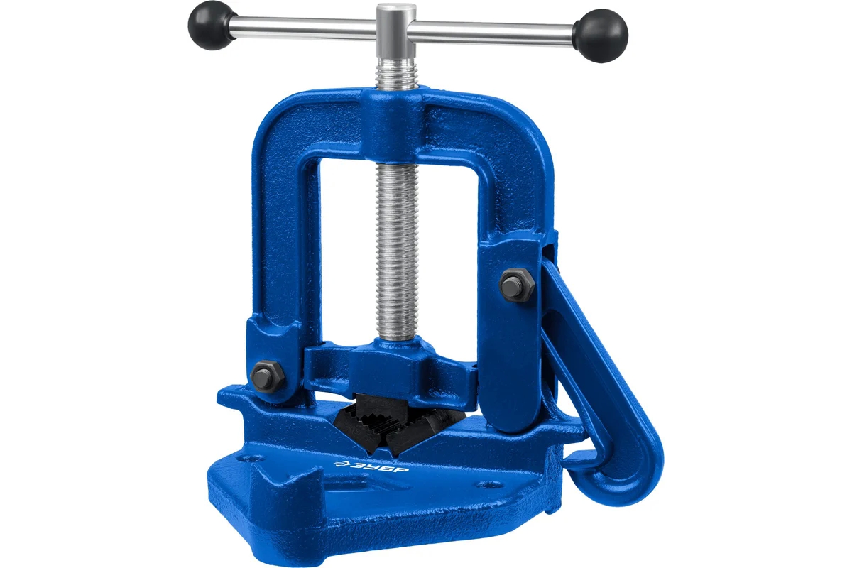 Тиски ЗУБР 3.5, трубные откидные 32611-2