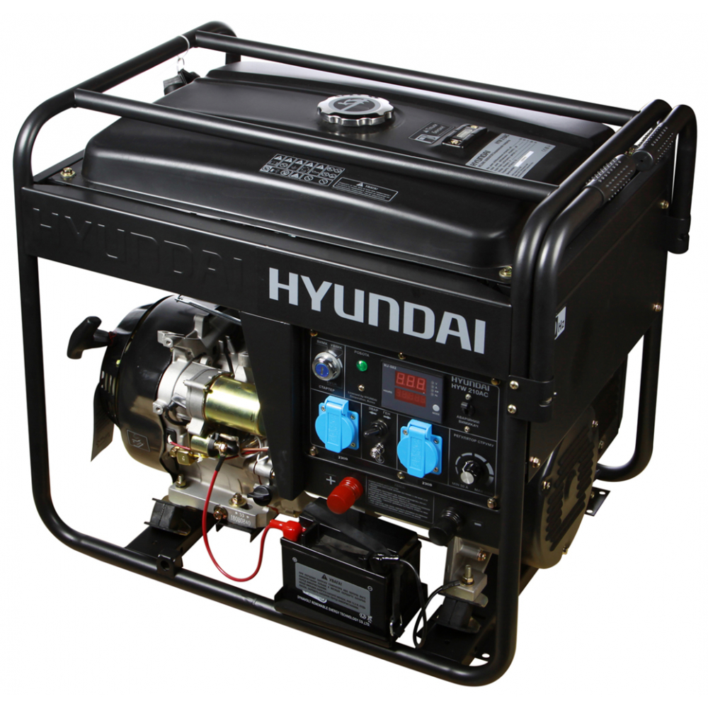 Бензиновый сварочный генератор HYUNDAI HYW 210AC